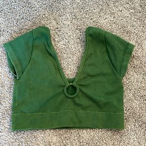 Aerie V-neck Crop Top